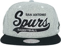 San Antonio Spurs Flat Bill Hat by Mitchell&Ness - Strap Back NP60Z