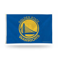NBA Golden State Warriors 3-Foot by 5-Foot Single Sided Banner Flag with Grommets
