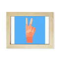 Scissorhands Netcut Clippers Lively Hand Desktop Photo Frame Picture Art Decoration Painting 6x8 inch
