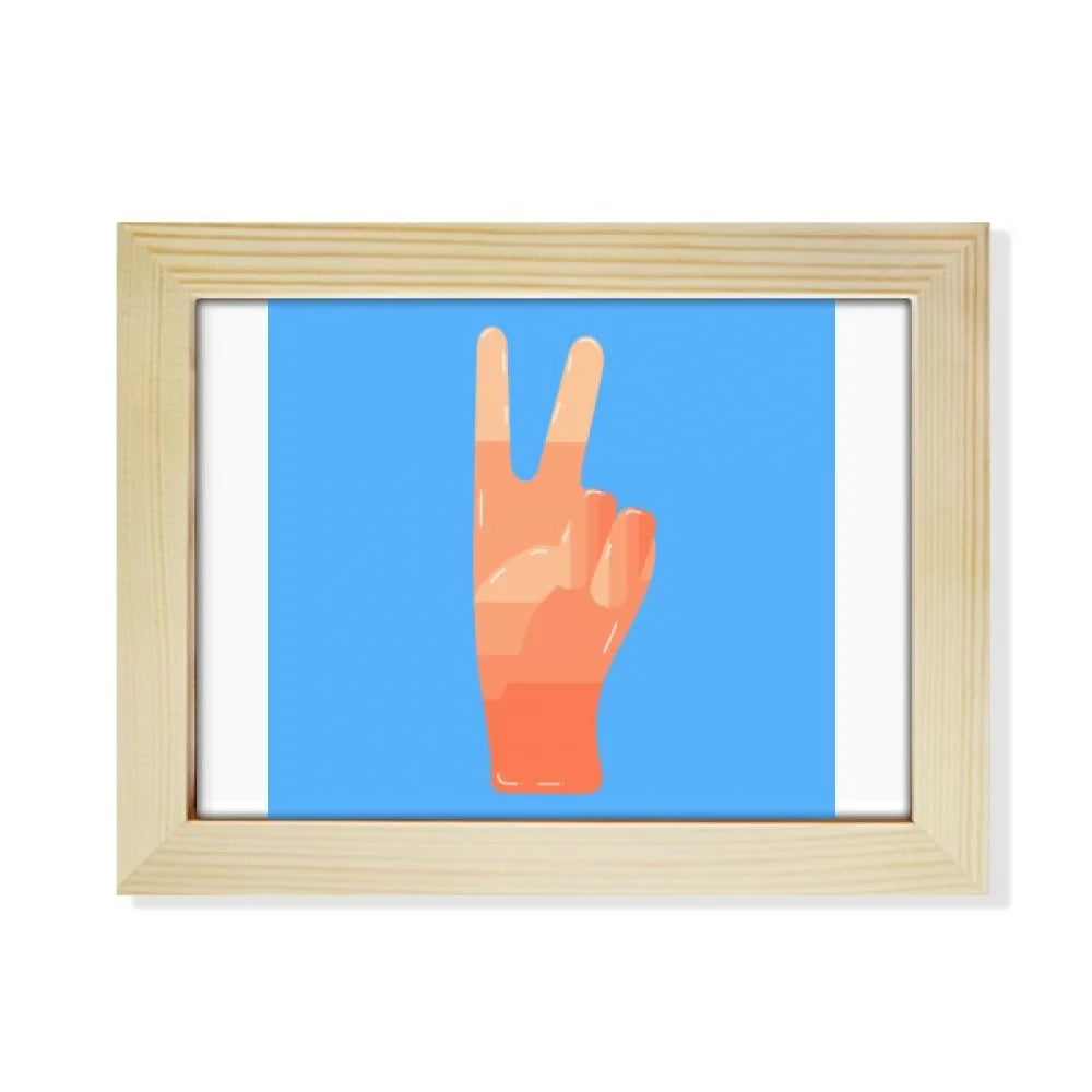 Scissorhands Netcut Clippers Lively Hand Desktop Photo Frame Picture Art Decoration Painting 6x8 inch
