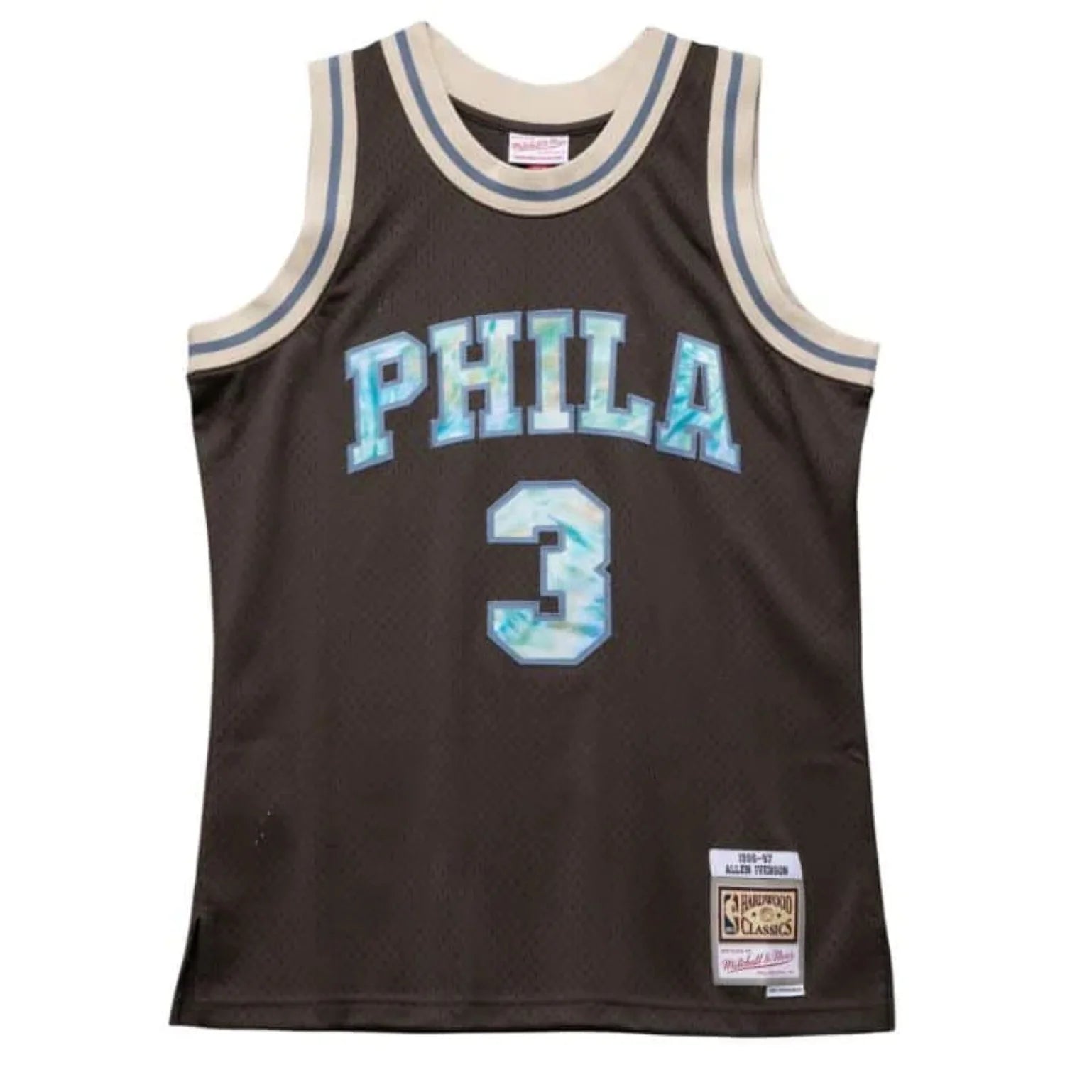 Mitchell and Ness NBA Tie Dye Swingman Jersey - Philadelphia 76ers - Allen Iverson