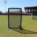 Cimarron Sports CMHW-6x484PSNFW 4 x 6 ft. No.84 Premier Safety Net & Frame with Wheels