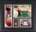 Zach LaVine Chicago Bulls Framed 15'' x 17'' Player Collage with a Piece of Team-Used Basketball