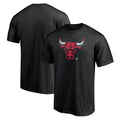 Men's Fanatics Branded  Black Chicago Bulls Midnight Mascot T-Shirt