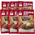 Mccormick Chili Seasoning Mix, 1.25 Oz, 6 Pk