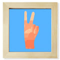 Scissorhands Netcut Clippers Lively Hand Square Picture Frame Wall Tabletop Display