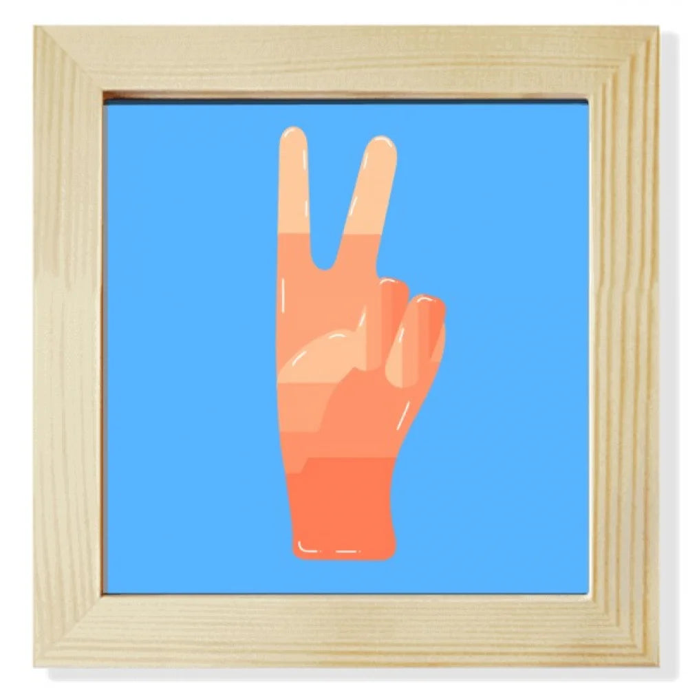 Scissorhands Netcut Clippers Lively Hand Square Picture Frame Wall Tabletop Display