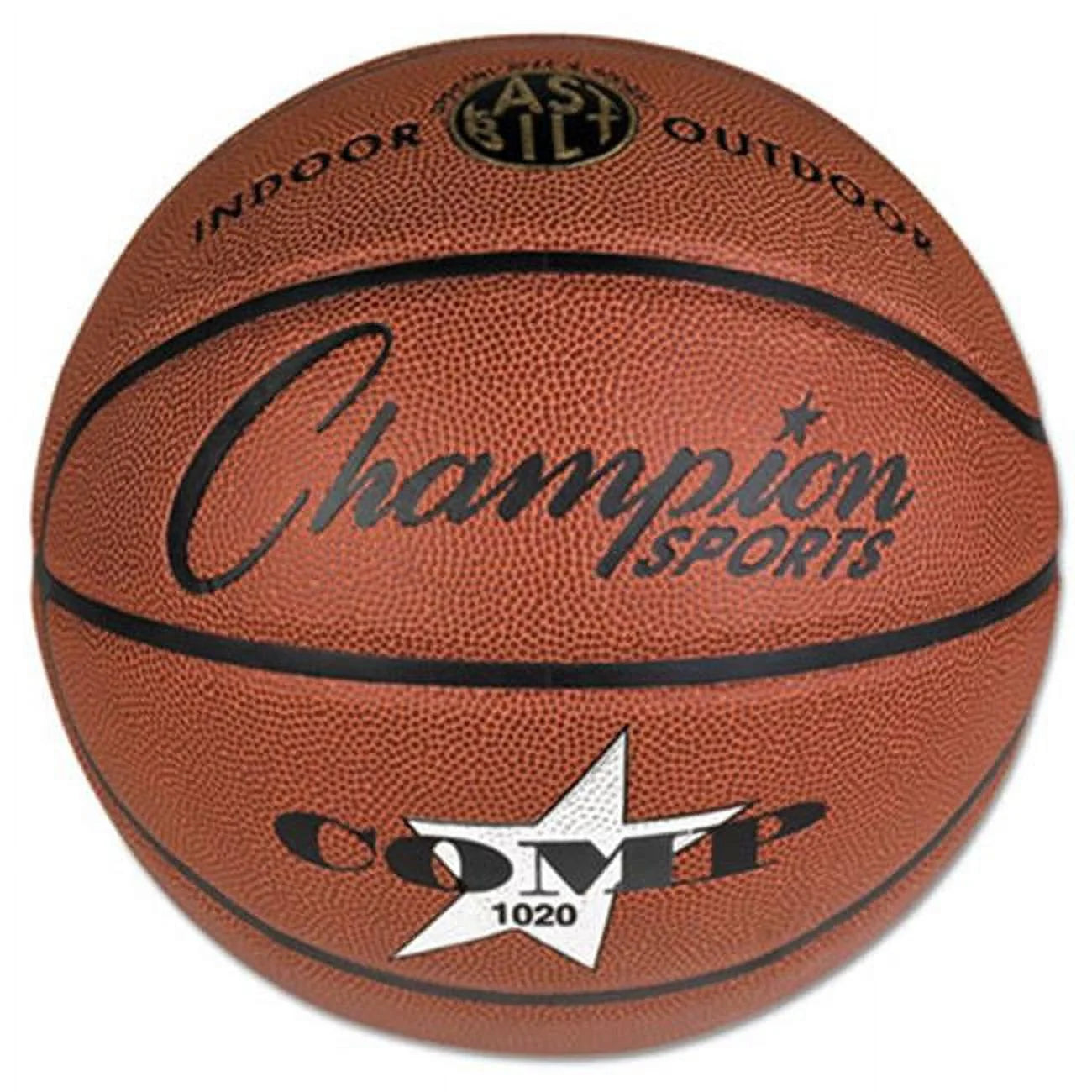 Champion Sport  Composite Basketball, Official Size, 30 in., Brown