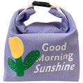 GUANGCAIJIA Lunch Bags Tote for Women Men, Reusable Insulated for Travel Work Office Picnic Cooler Leakproof Box Purple