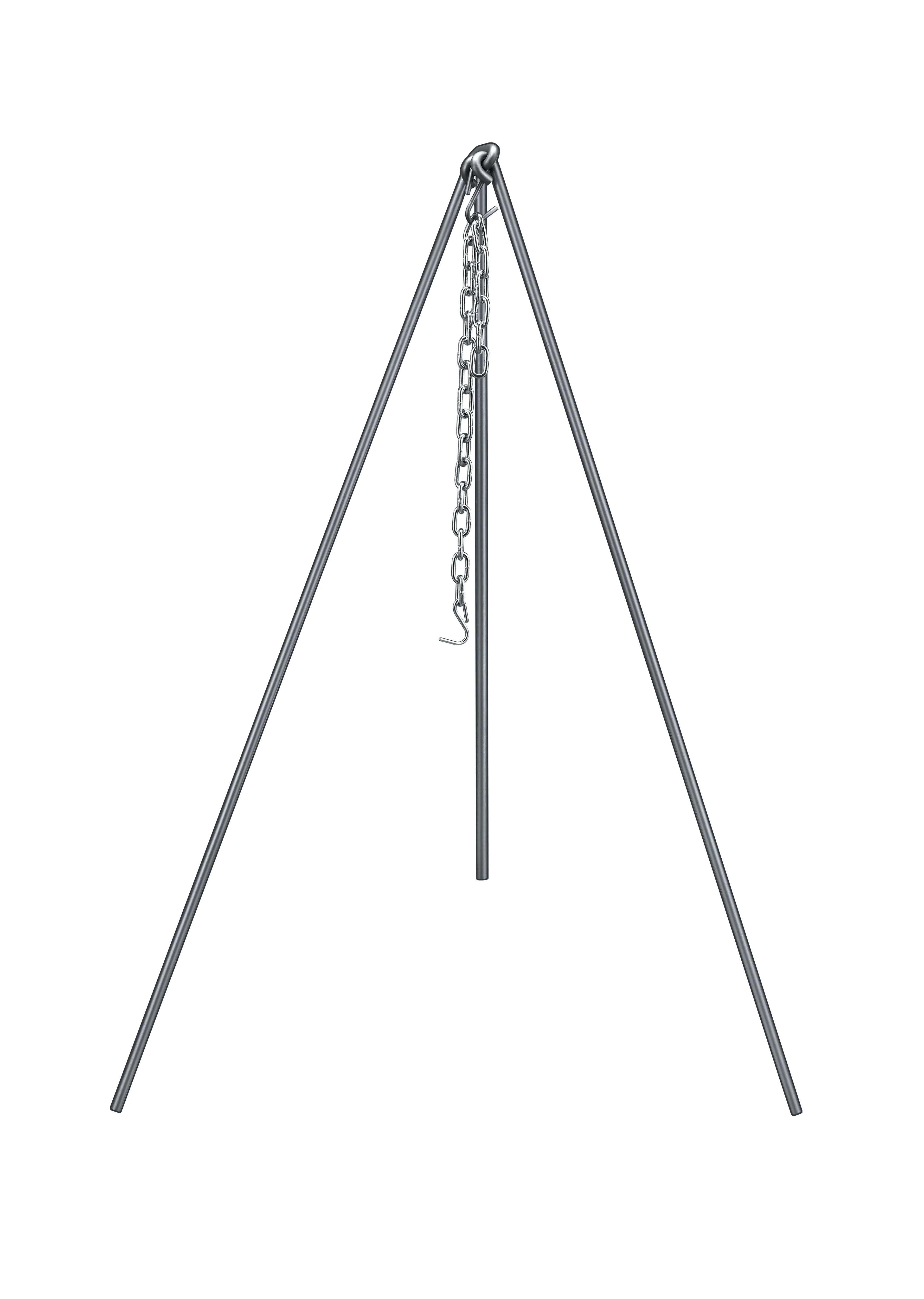 Concord Heavy Duty Camping Tripod for Outdoor Camping Campfire Cooking (Smoke)