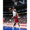 Allen Iverson Philadelphia 76ers Unsigned Mid-Air Pass vs. Chicago Bulls Photograph