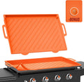Silicone Griddle Mat for Blackstone Grill ¨C Heavy Duty & Food Safe ¨C 36/28 ¨C Outdoor Large Grill Cover ¨C Comprehensive Blackstone Cover ¨C 36¡± Full Cover for Blackstone 36 Inch Griddle ¨C Orange