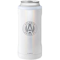 BruMate White Atlanta United FC 12oz. Hopsulator Slim Can Cooler
