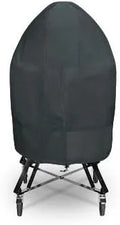 Eevelle Meridian Patio Komado Ceramic BBQ Grill Cover for Outdoor Grill - Marine Grade Fabric - Durable - Waterproof Covers - All-Weather Protection  45 H x 27 Diameter, Charcoal Gray