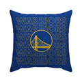 Golden State Warriors 18'' x 18'' Echo Wordmark Poly Span D-cor Pillow