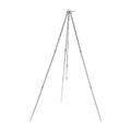 moobody Bbq Tripod Frame with Chain and Hook Storage Bag Adjustable Height Camping Tripod Stand for Open Fire Travelling Hiking Picnic Bbq