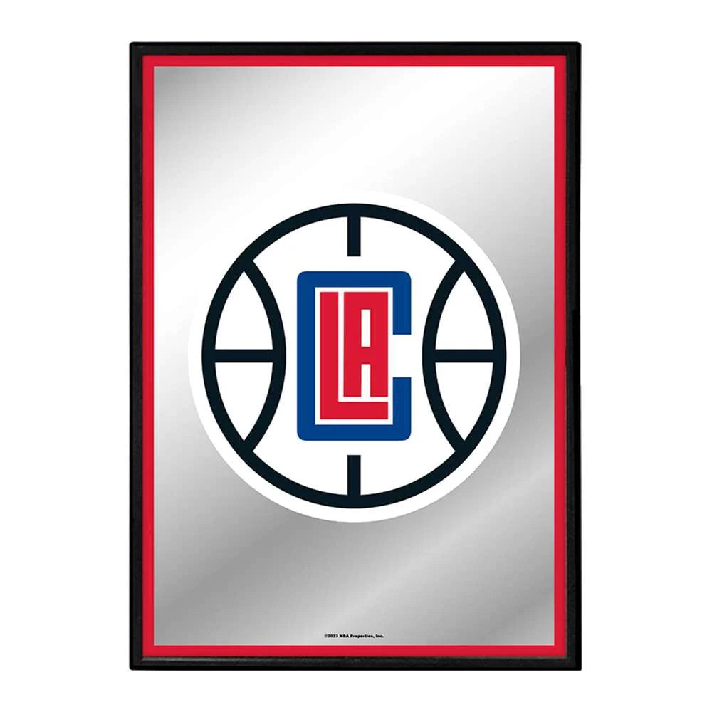 Los Angeles Clippers: Framed Mirrored Wall Sign