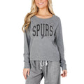 Women's Concepts Sport Gray San Antonio Spurs Mainstream Terry Long Sleeve T-Shirt
