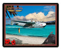 CLIPPER AIRPLANE Vintage Sign ¡°Made in the USA with heavy gauge steel